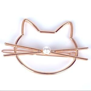 Adorable Cat Hairpin